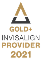 The Invisalign logo to show that this orthodontist in Spokane and Liberty Lake is a GOLD + provider of Invisalign