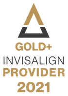 The Invisalign logo to show that this orthodontist in Spokane and Liberty Lake is a GOLD + provider of Invisalign